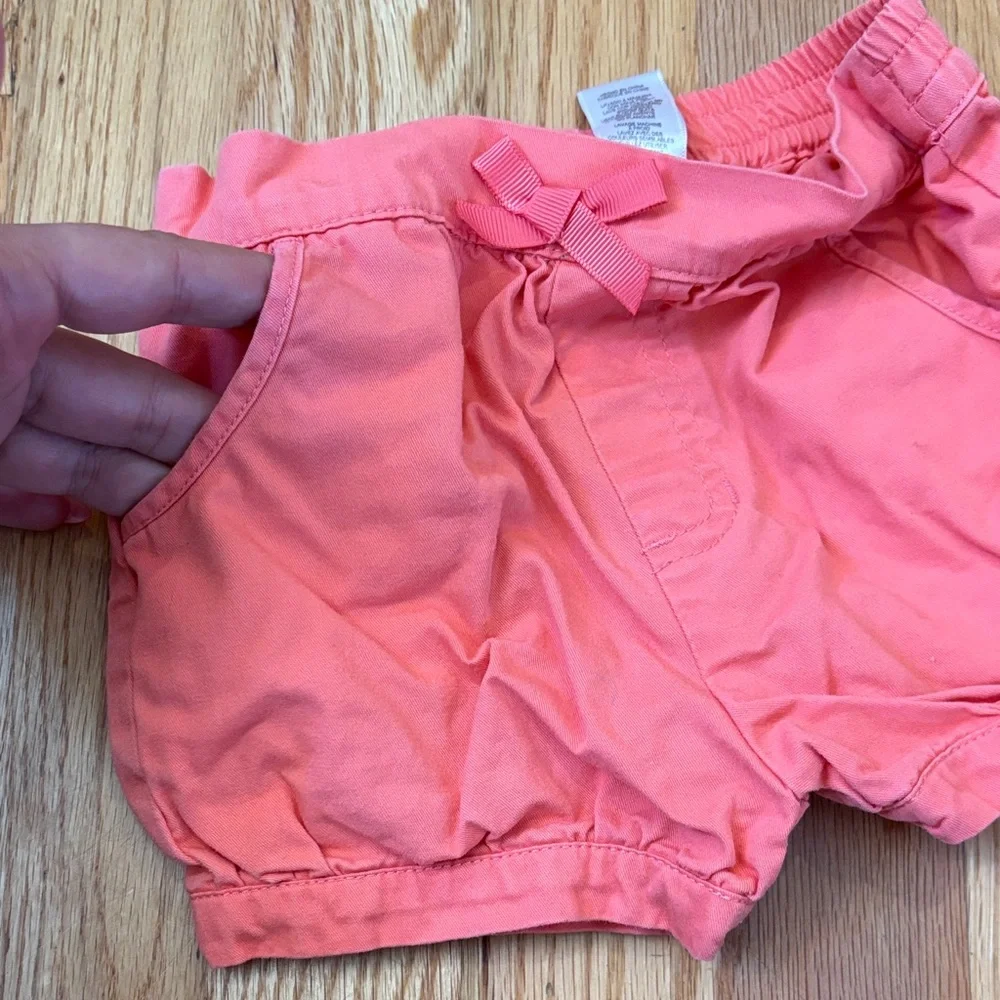 OshKosh Chambray Tank with Coral Embroidery